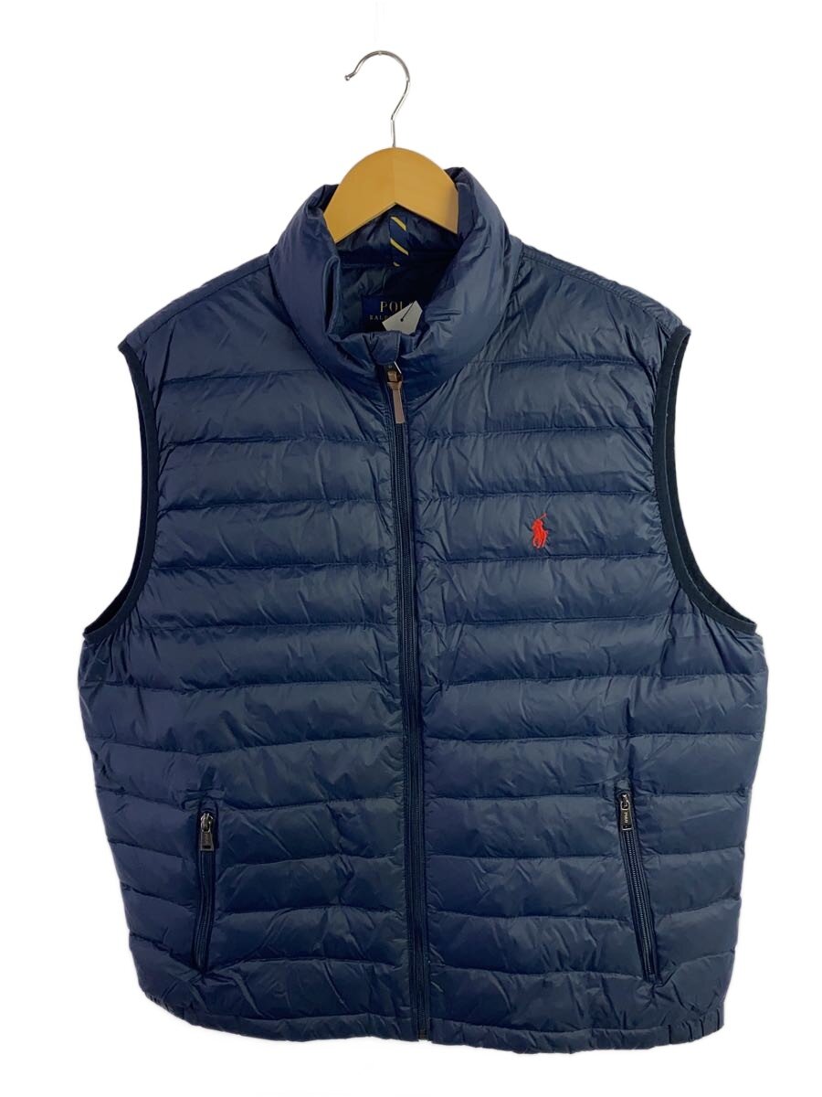 【中古】POLO RALPH LAUREN◆落ちこむより良い/XL/ナイロン/NVY/710751587001【メンズウェア】