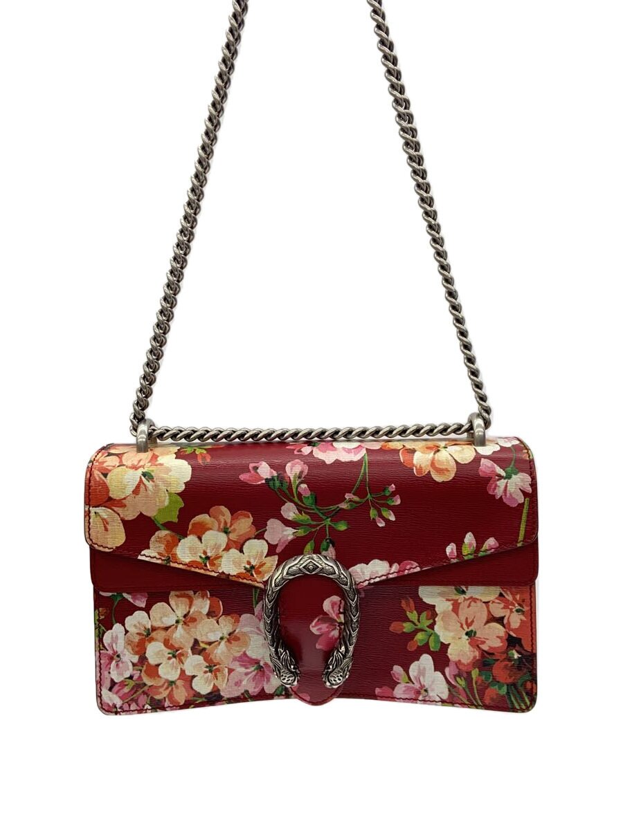 【中古】GUCCI◆チェーン店・ショルダーバッグ_ディオニュソス_GGスプリーム/なめし革/BRW/総柄【御徒面子】