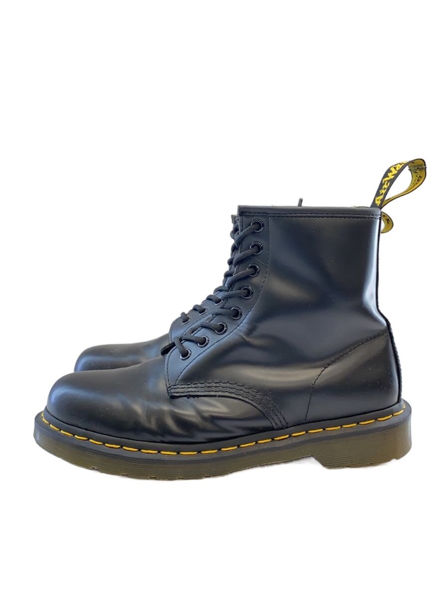【中古】Dr.Martens◆レースアップブーツ/UK7/BLK/なめし革【シューズ】