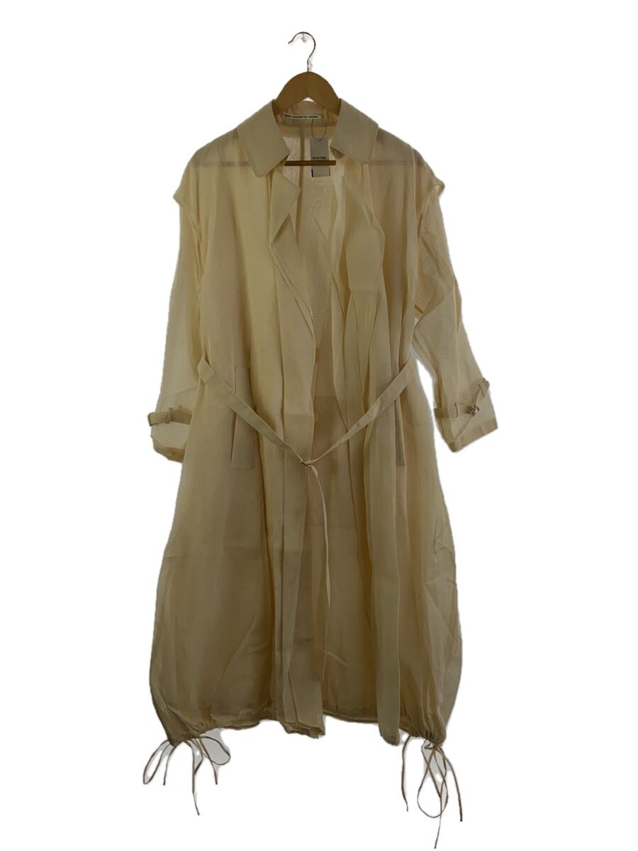 【中古】TENNE HANDCRAFTED MODERN/トレンチコート/FREE/綿織物/CRM【レディース御召しもの】