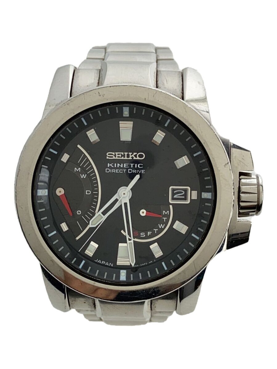 【中古】SEIKO◆クォーツ腕時計/アナログ/ステンレス/ブラック/5D44-0AB0/ブライツフィニックス/電池切れ【服飾雑貨他】｜2ｎｄ STREET 店
