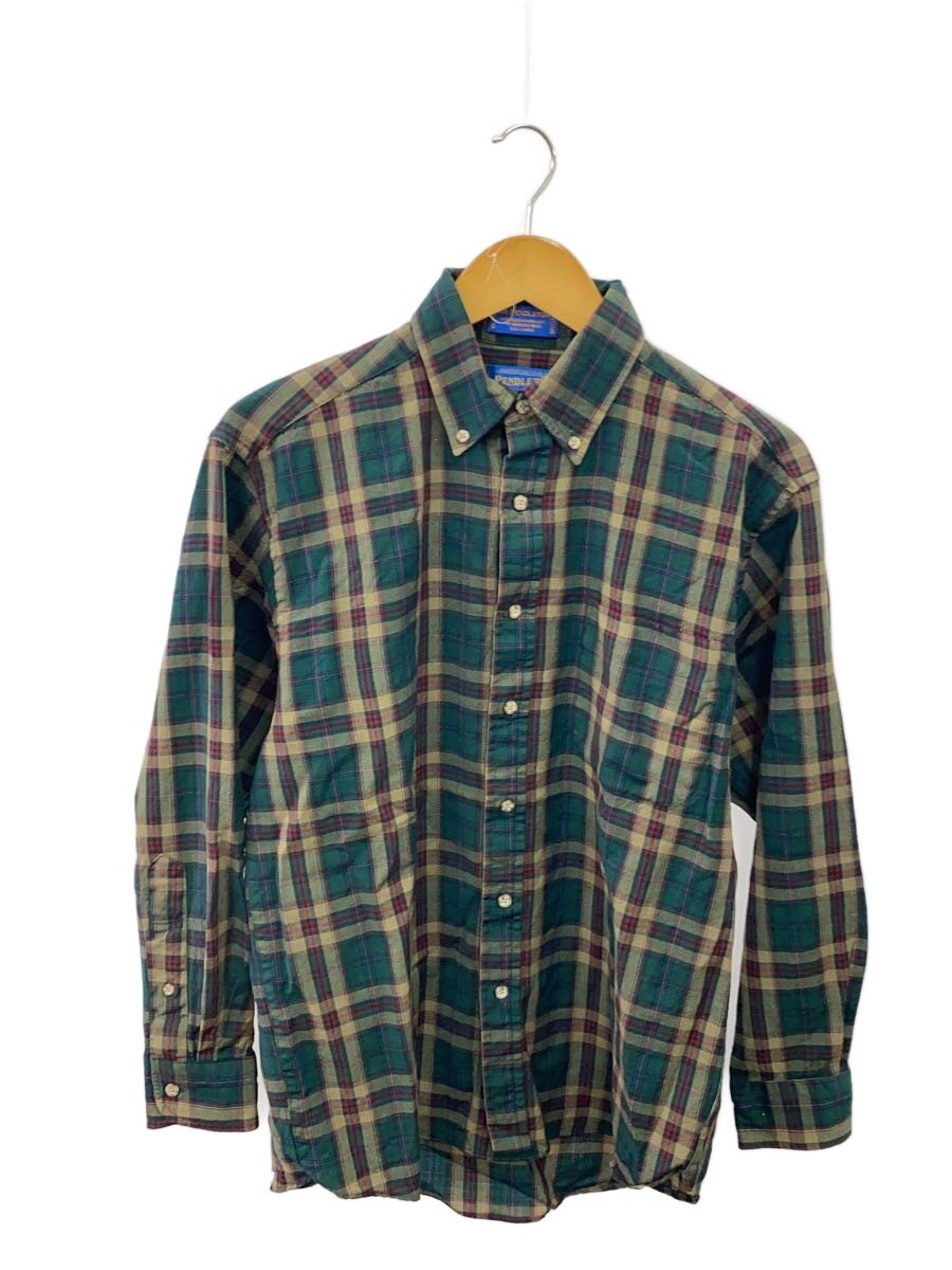 【中古】PENDLETON◆長袖シャツ/M/ウール/GRN/チェック【メンズウェア】｜2ｎｄ STREET 店 9,315円