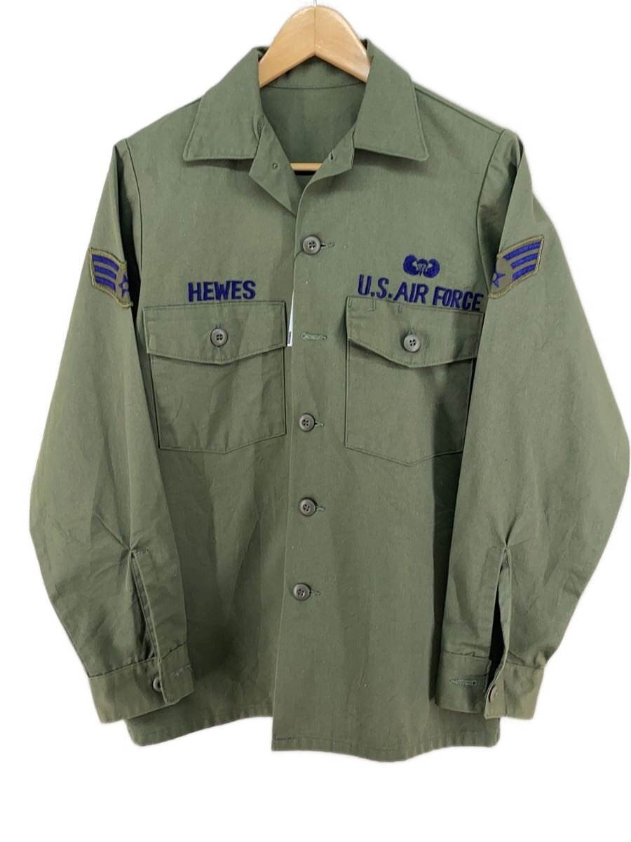 【中古】U.S.AIR FORCE◆推定70s/ユーティリティーシャツ/長袖シャツ/--/コットン/KHK【メンズウェア】｜2ｎｄ STREET 店