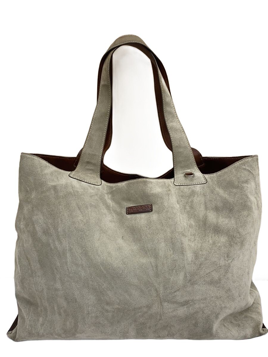 【中古】Daniel\u0026Bob◆トートバッグ/スウェード/GRY【御徒面子】