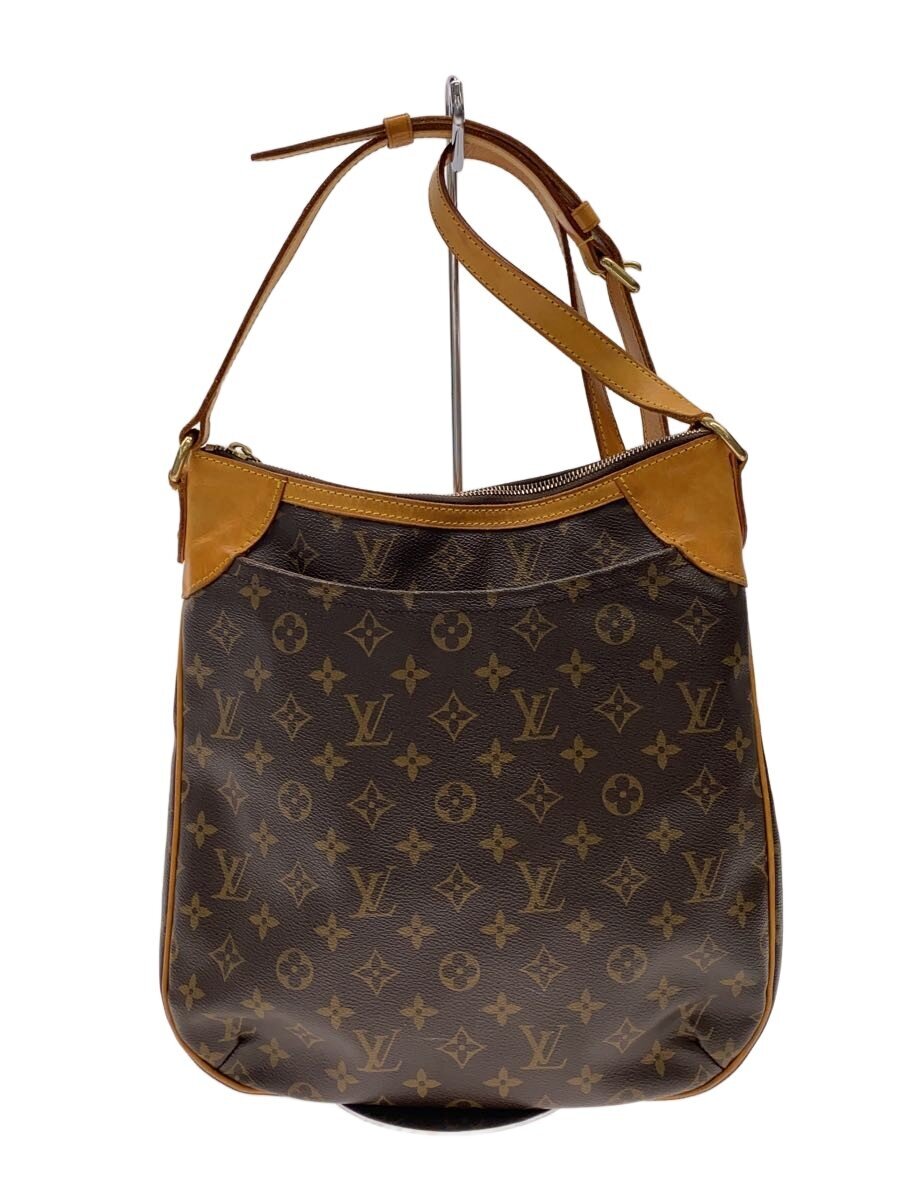 【中古】LOUIS VUITTON◆オデオンMM_モノグラム・帆布/PVC/BRW【御徒面子】