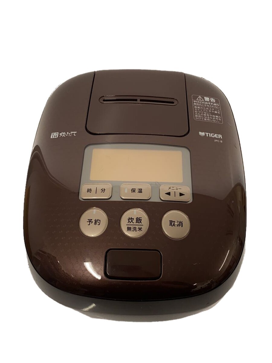 【中古】TIGER◆炊飯器 炊きたて JPC-B102-TC [カカオブラウン]【家電・ビジュアル・オーディオ】