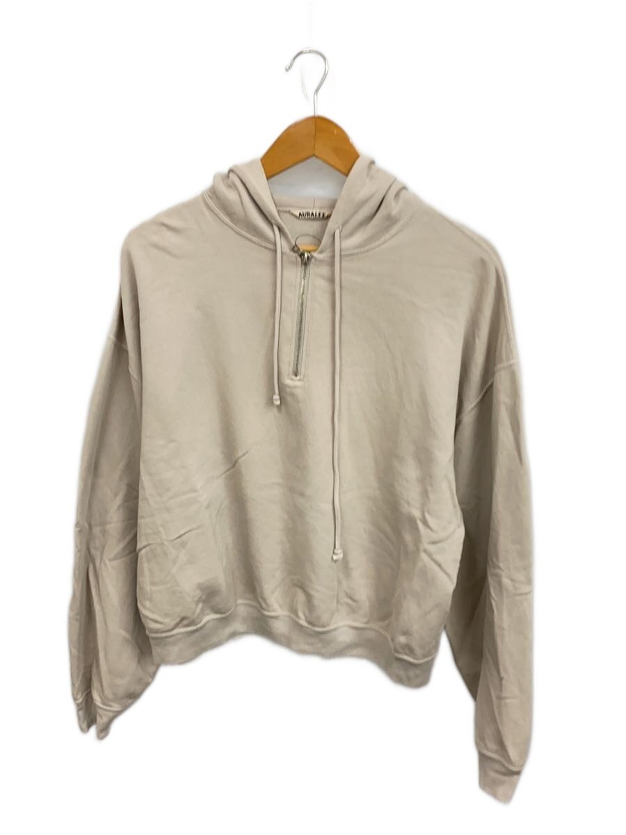 【中古】AURALEE◆SUPER SOFT SWEAT BIG P/O PARKAパーカー/1/GRY/無地/A20SP03GU【レディース御召しもの】
