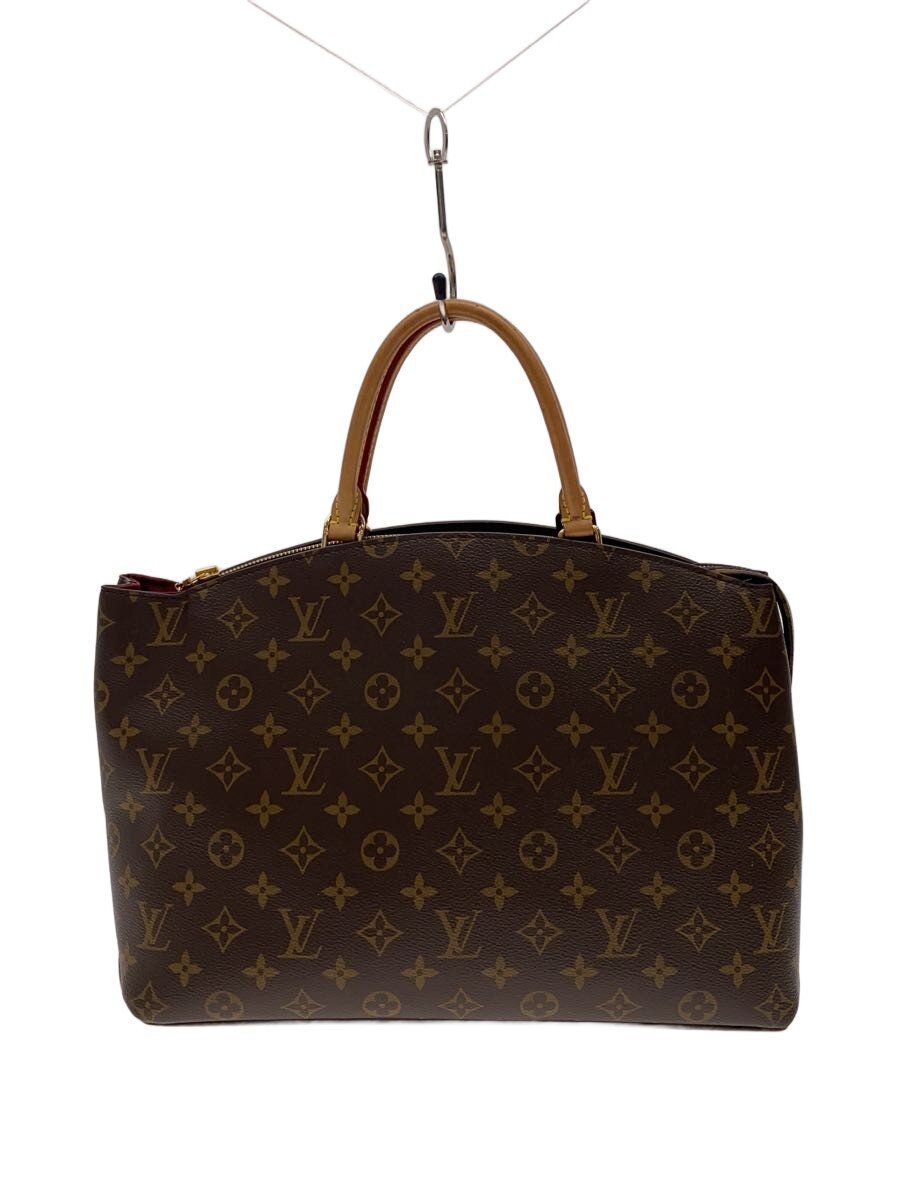 【中古】LOUIS VUITTON◆グラン・パレMM_モノグラム・帆布/PVC/BRW【御徒面子】
