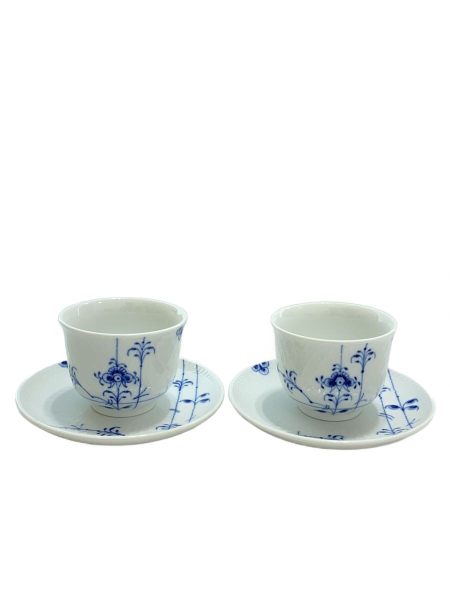 【中古】ROYAL COPENHAGEN◆カップ&ソーサー/2点セット/WHT【キッチン用品】