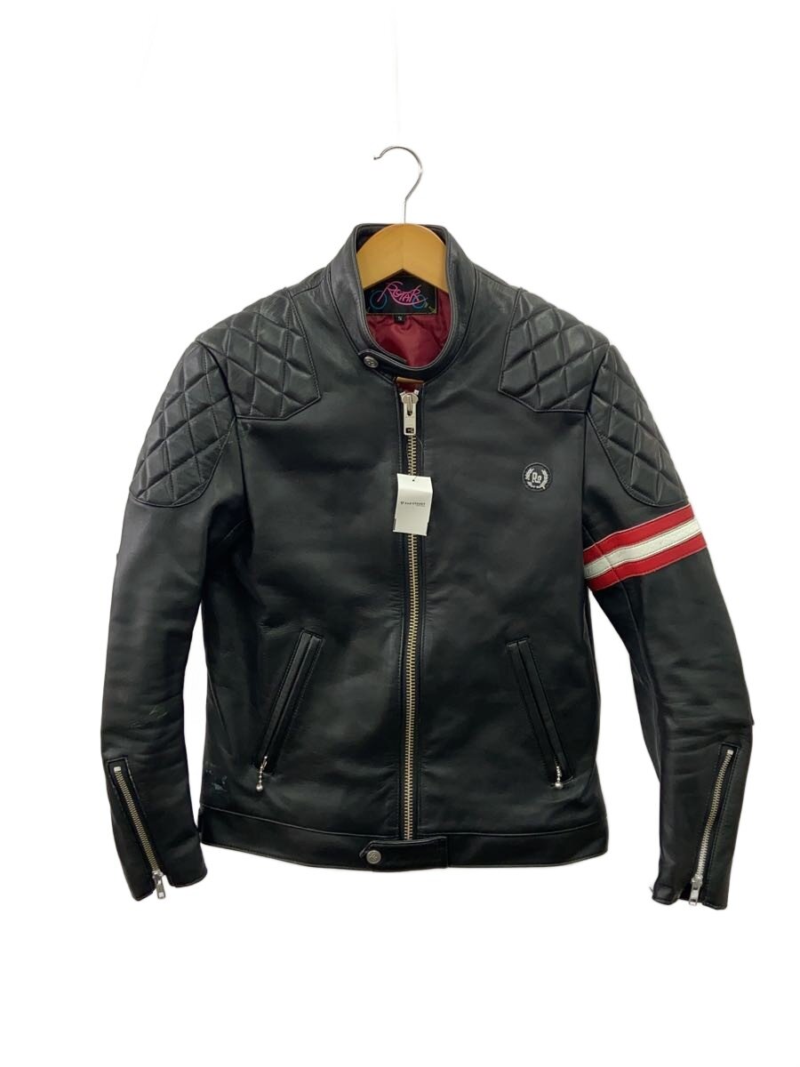 【中古】ROTAR◆シングルライダースジャケット/S/牛革/BLK/710771006/擦れ有【メンズウェア】|2nd STREET 店