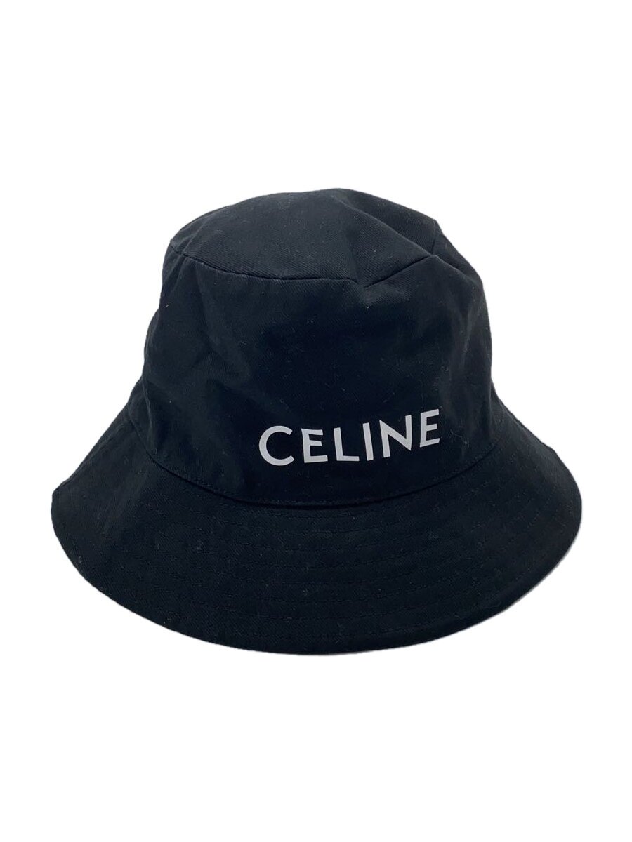 【中古】CELINE◆井戸釣瓶かぶり笠/S/綿織物/黒いこと/刷り上げる/レディース/2金5B968P/セリーヌ【服飾雑貨他】