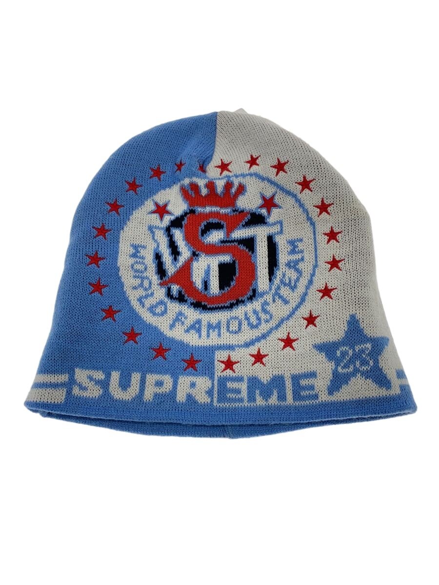 【中古】Supreme◆編み物旗がしら/FREE/アクリル樹脂/BLU/メンズ//【服飾雑貨他】