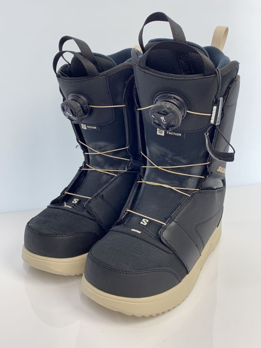 【中古】salomon◆スノーボードブーツ/26cm/ブラック/サロモン【スポーツ】
