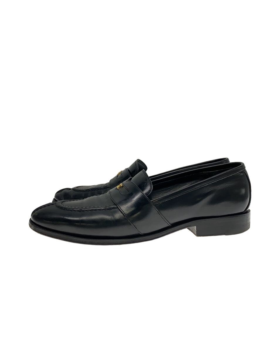 【中古】CELINE◆マラケ トリオンフ 置き目毛革/39/BLK/なめし革/MG0253//【シューズ】