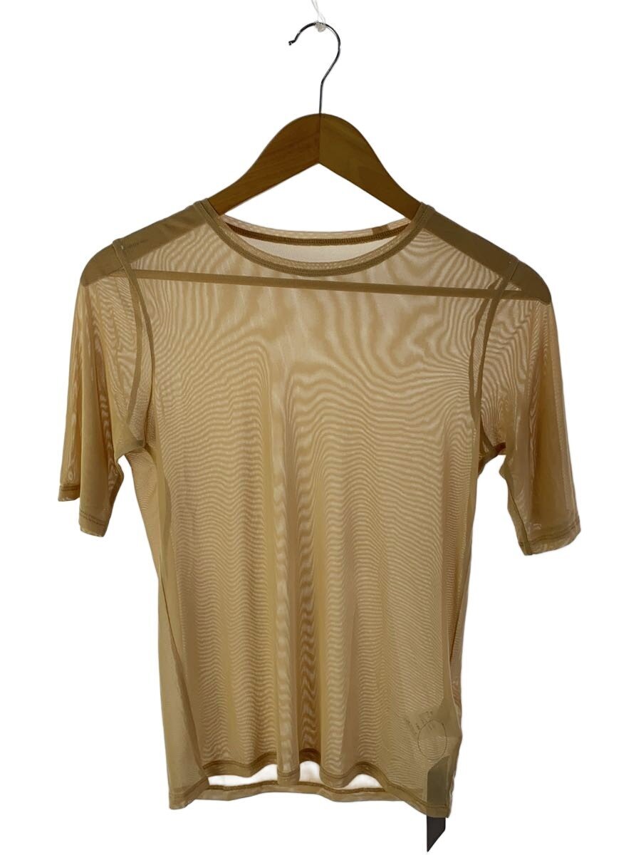 【中古】Plage◆25SS/sheer mesh TEE/FREE/ポリエステル/BEG/25-070-922-9060-3-0//【レディース御召しもの】