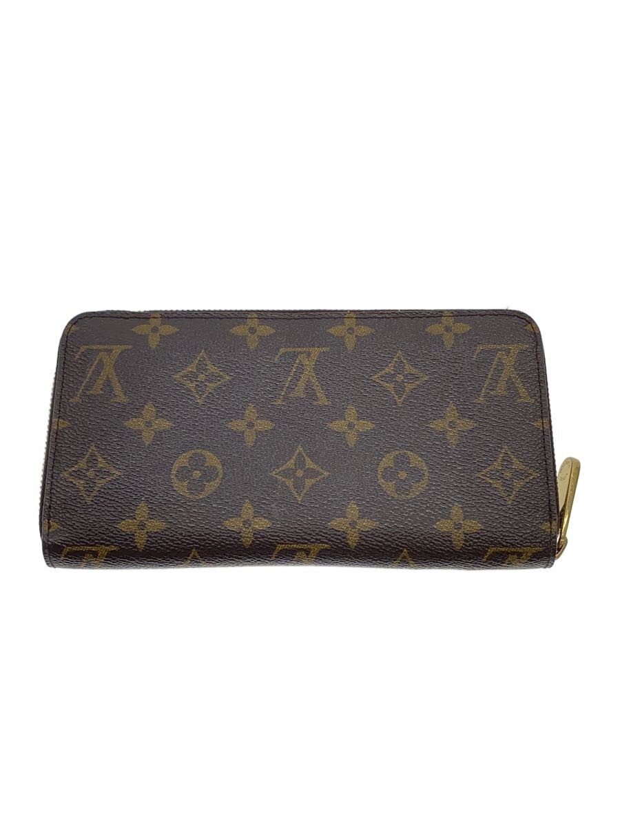 【中古】LOUIS VUITTON◆2)ジッピー・ウォレット_モノグラム・キャンバス_フューシャ/PVC/BRW/モノグラム/レディース//【服飾雑貨他】