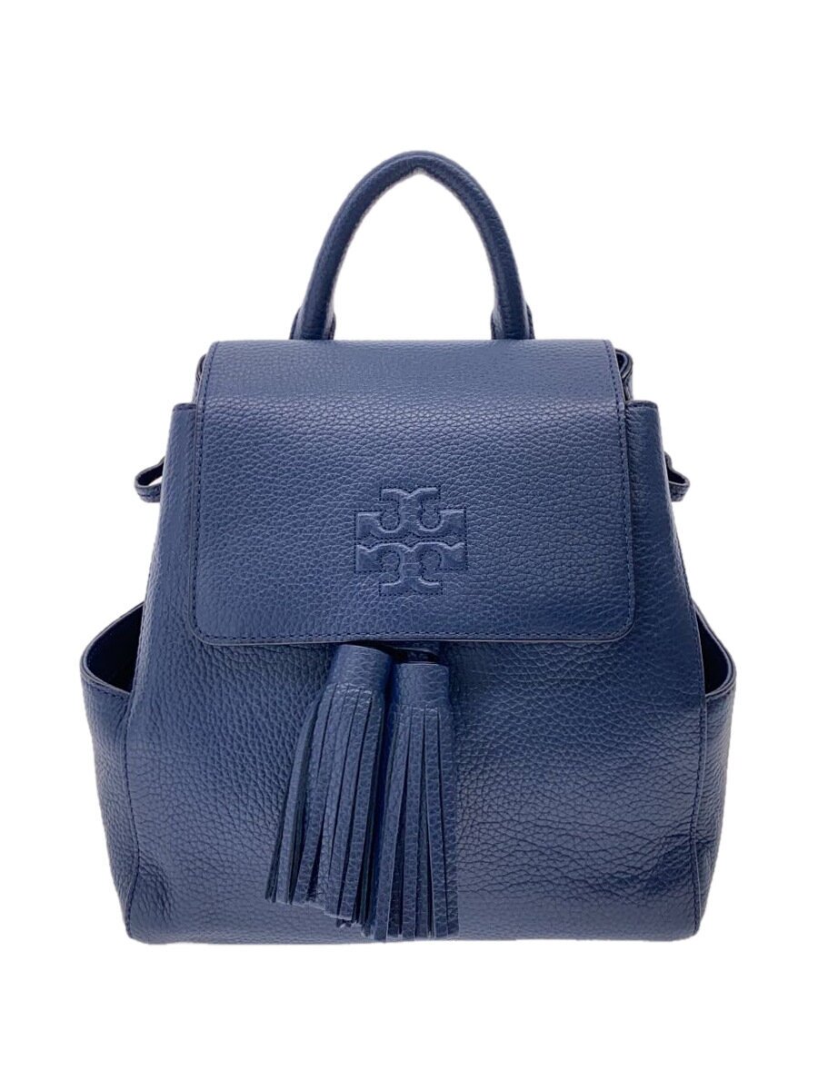 【中古】TORY BURCH◆リュック/レザー/BLU//【バッグ】｜2ｎｄ STREET 店