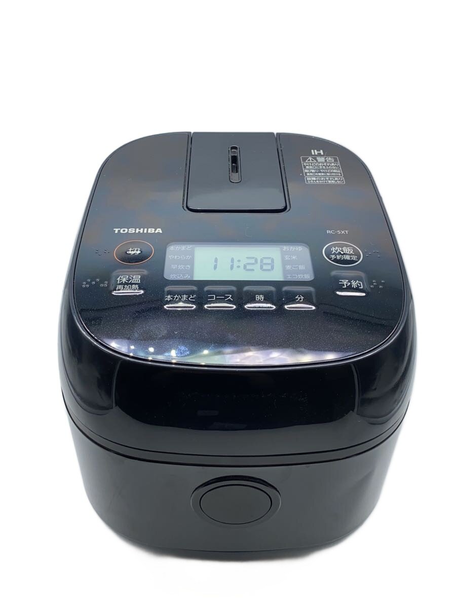 【中古】TOSHIBA◆炊飯器 RC-5XT(K)//【家電・視覚的・オーディオ】