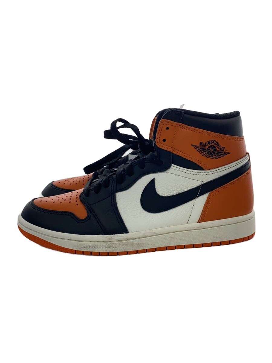 【中古】NIKE◆ハイカットスニーカー_DZ5485-008/25.5糎/ORN//【シューズ】