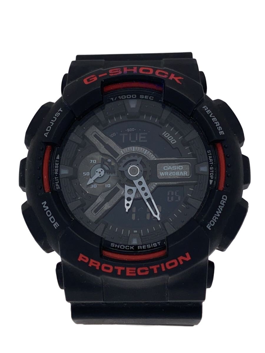 【中古】CASIO◆クォーツ腕時計・G-SHOCK/デジアナ/ラバー/BLK/BLK【服飾雑貨他】｜2ｎｄ STREET 店