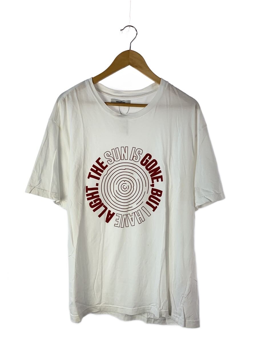 【中古】MINEDENIM◆プルオーバー/XL/綿織物/WHT/刷り上げる【メンズウェア】