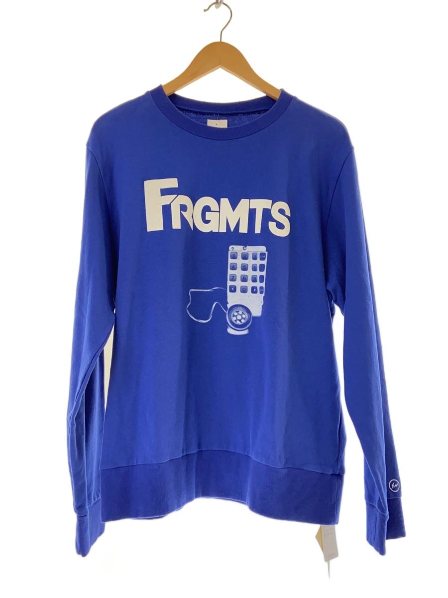 【中古】THE PARK・ING GINZA◆汗水/藤原ヒロシ/FRAGMENT/L/綿織物/BLU/無地【メンズウェア】