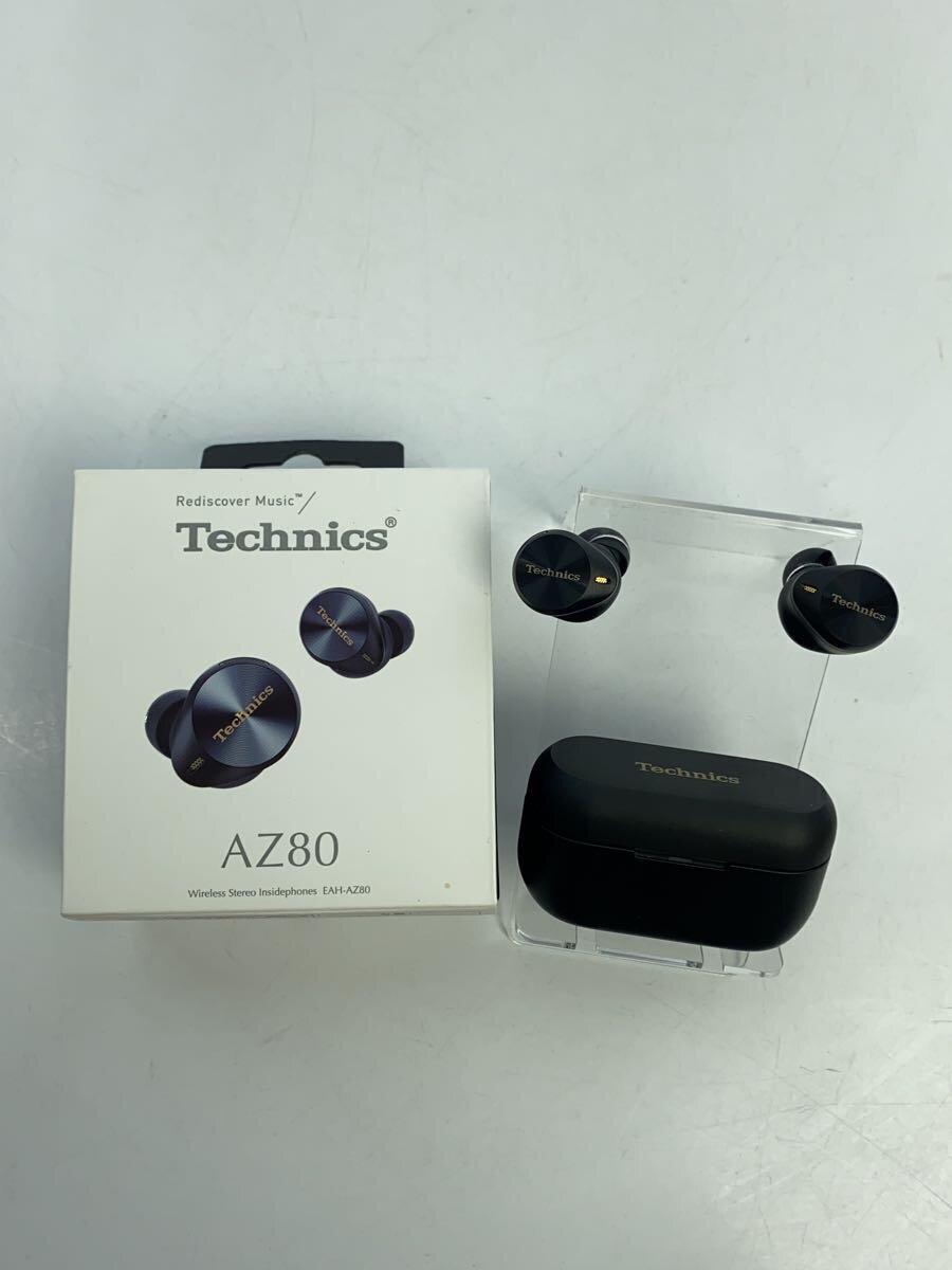 【中古】Panasonic◆イヤホン Technics EAH-AZ80-K/ブラック/パナソニック【家電・ビジュアル・オーディオ】
