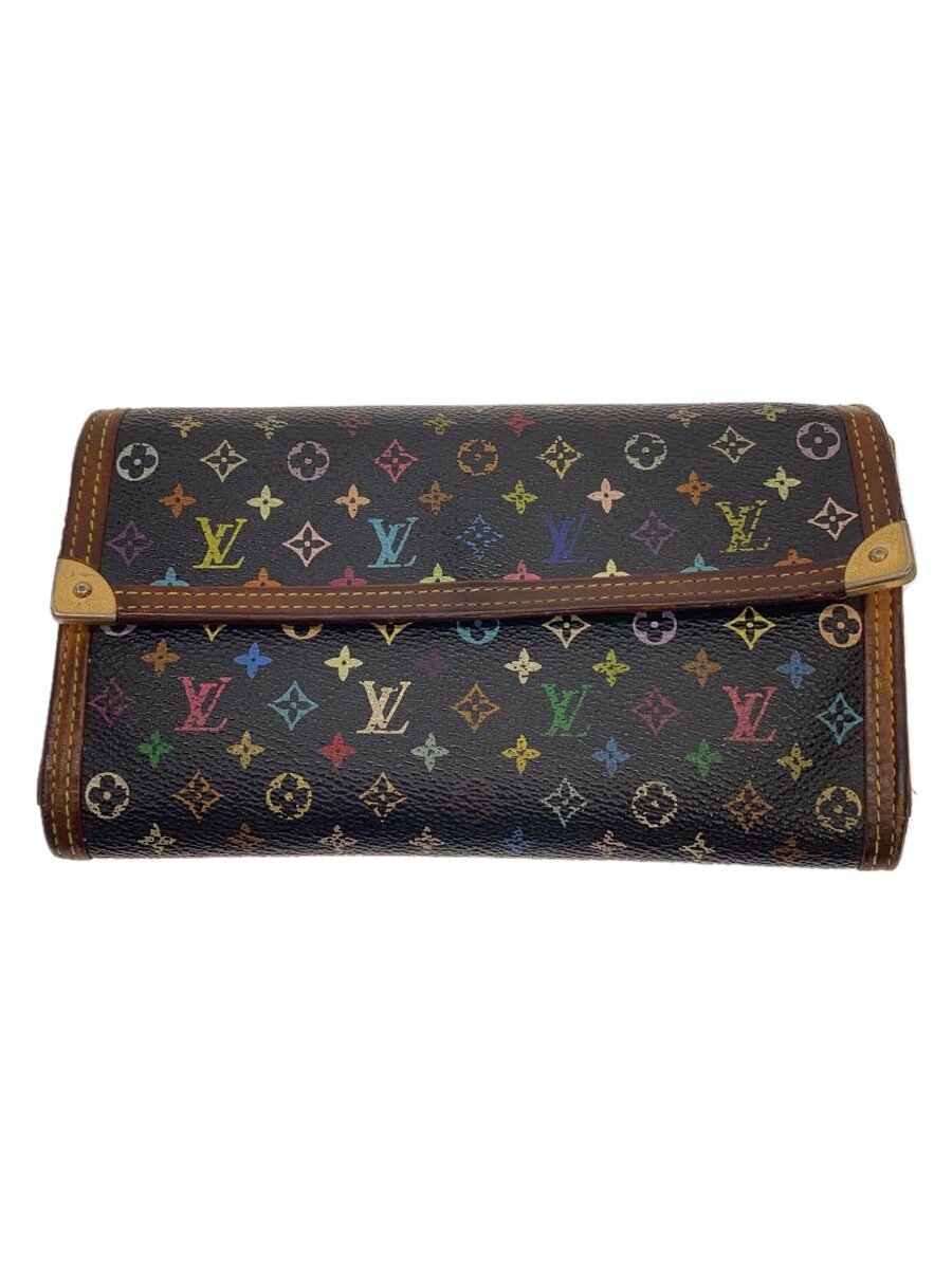 【中古】LOUIS VUITTON◆ポルト・トレゾール・インターナショナル_モノグラム・マルチカラー_マルチカラー/PVC/マルチカラー/総柄/レ【服飾雑貨他】｜2ｎｄ STREET 店