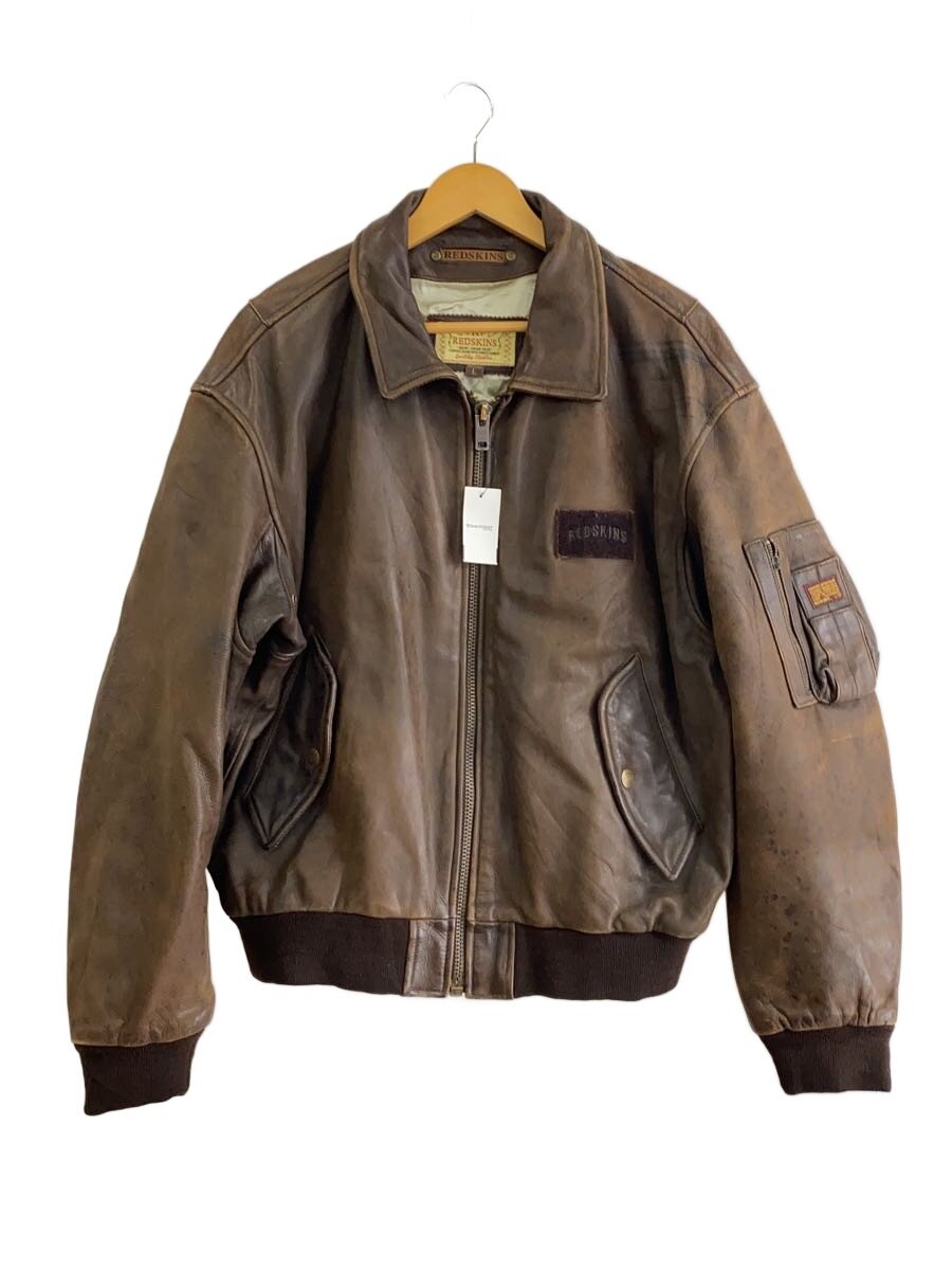 【中古】なめし革上衣・上衣/L/なめし革/BRW/REDSKINS//【メンズウェア】