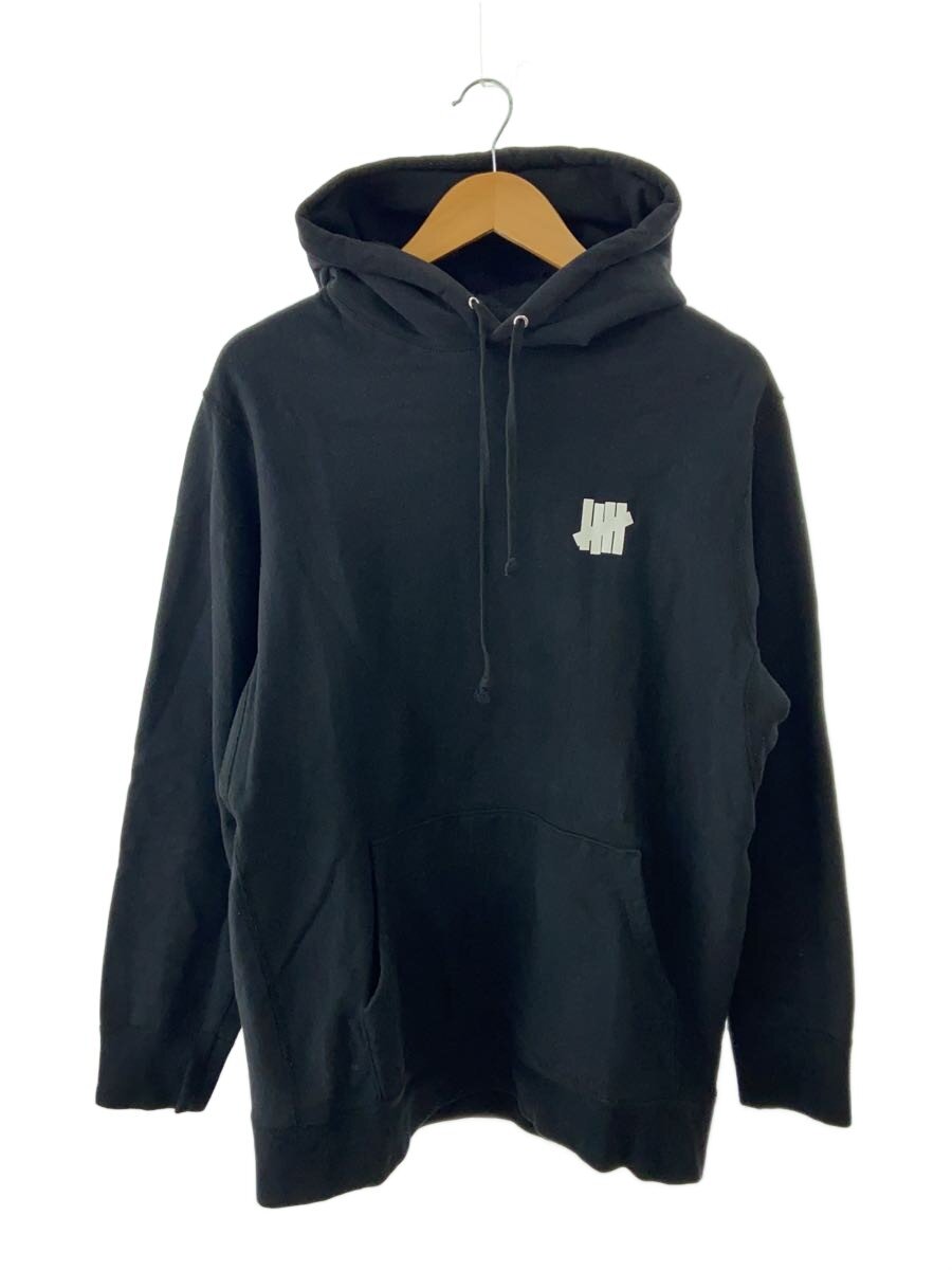 【中古】UNDEFEATED◆パーカー/L/綿織物/BLK/192077009005【メンズウェア】