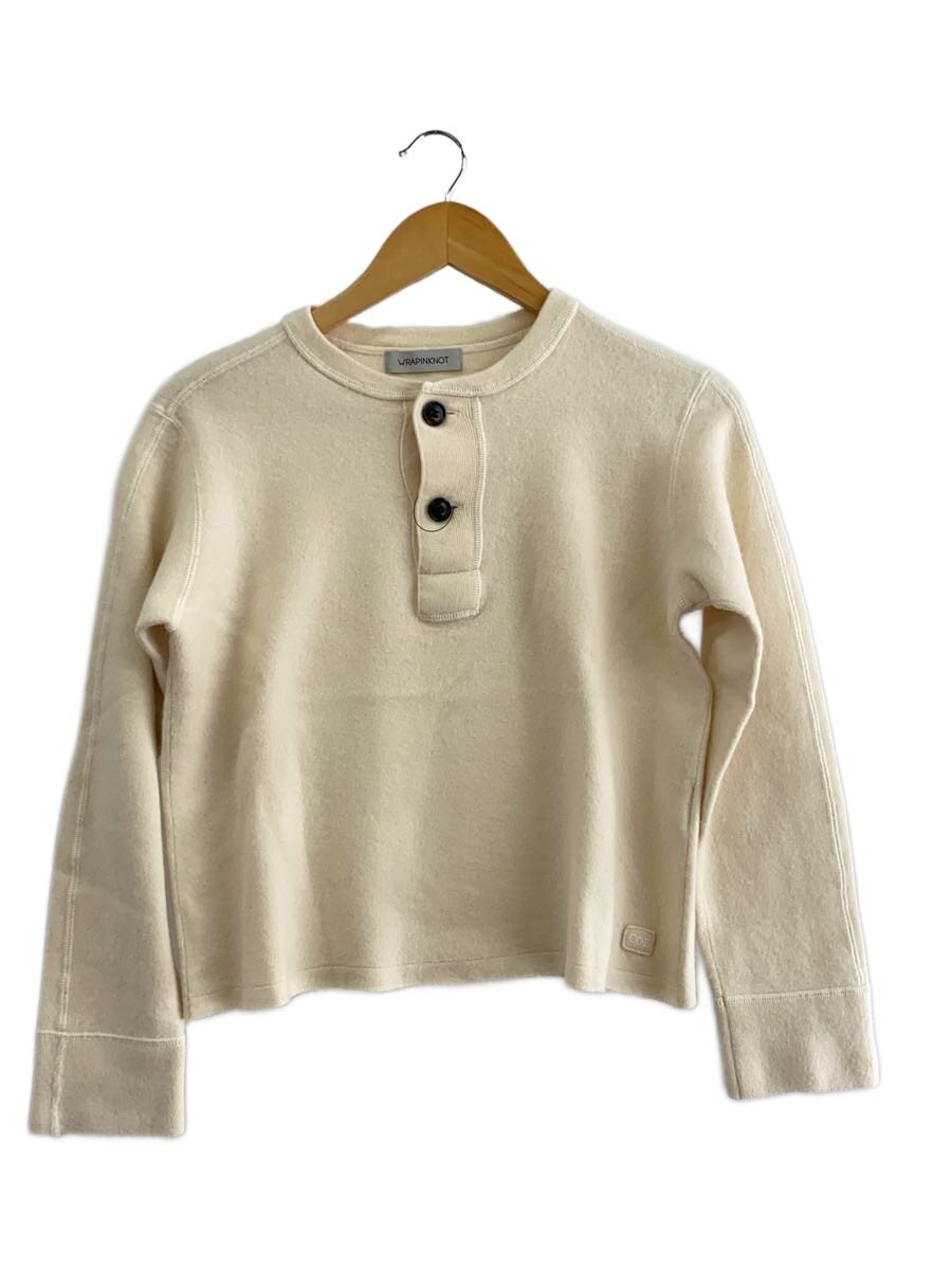 【中古】WRAPINKNOT◆ニット・セーター(厚手)/0/カシミア/IVO/WK22C-PO15【レディースウェア】|2nd STREET 店