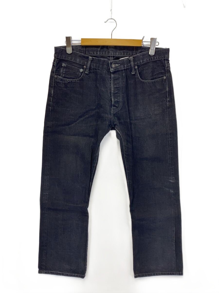【中古】KURO◆ストレートパンツ/--/デニム/BLK/無地【メンズウェア】|2nd STREET 店