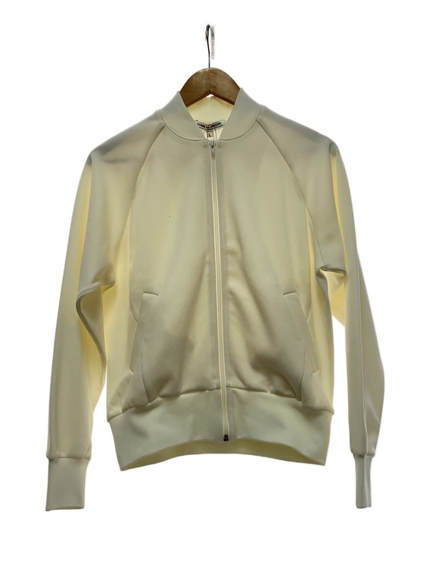 【中古】COMME des GARCONS◆ブルゾン/L/ポリエステル/WHT【レディースウェア】|2nd STREET 店