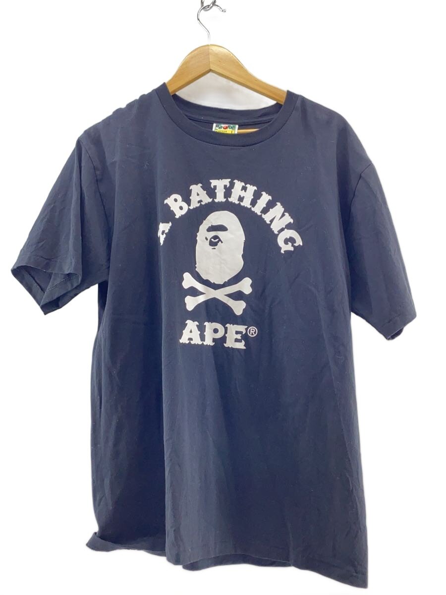 【中古】A BATHING APE◆プルオーバー/L/綿織物/BLK/004TEK701003M【メンズウェア】
