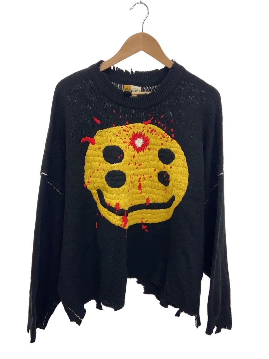 【中古】SAINT MICHAEL◆ニット・セーター(厚手)/L/ウール/BLK/SM-YS1-0000-C07//【メンズウェア】｜2ｎｄ STREET 店
