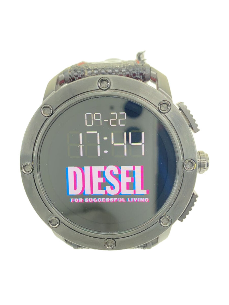 【中古】DIESEL◆石英ウオッチ/デジタル/--/BLK/BLK/DZT2022/DW1001【服飾雑貨他】
