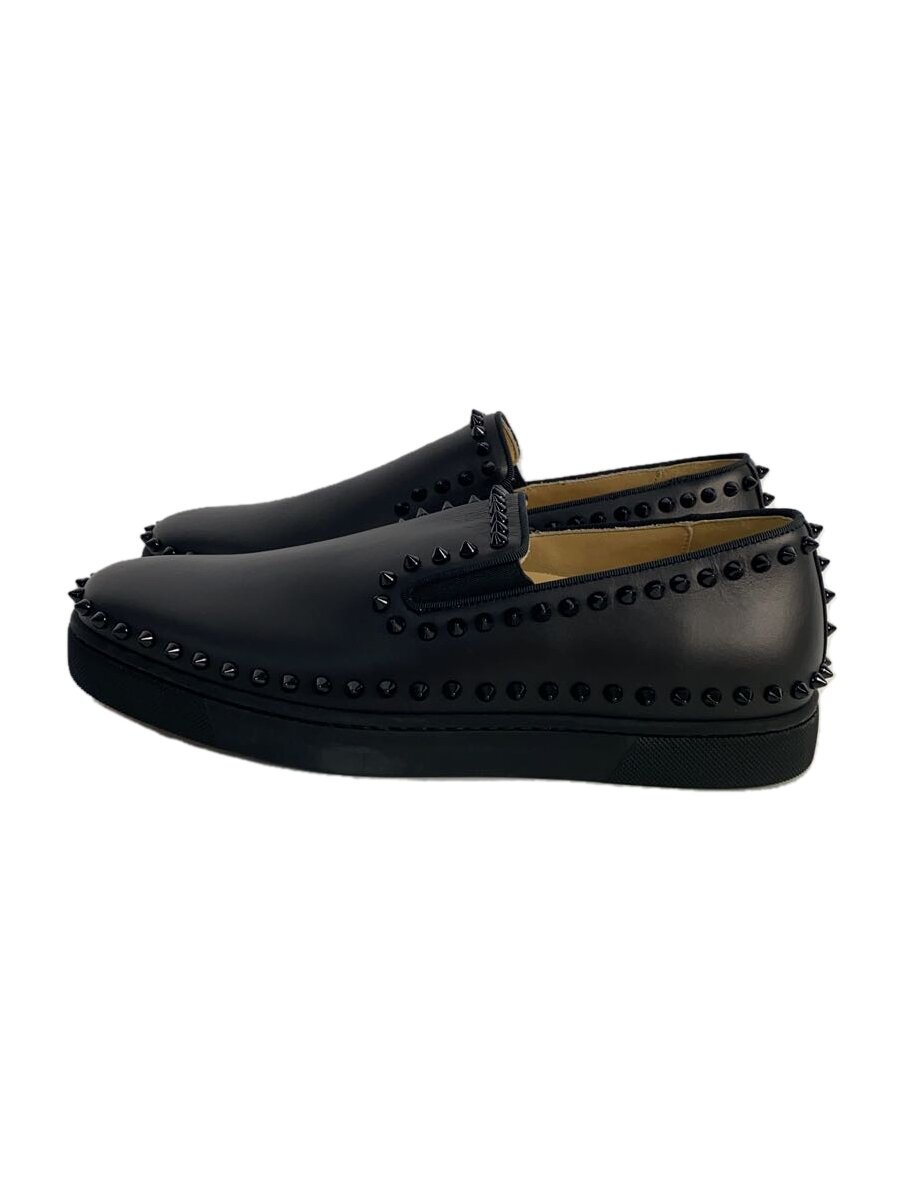 【中古】Christian Louboutin◆置き目毛革/42/BLK/なめし革/3130444//【シューズ】