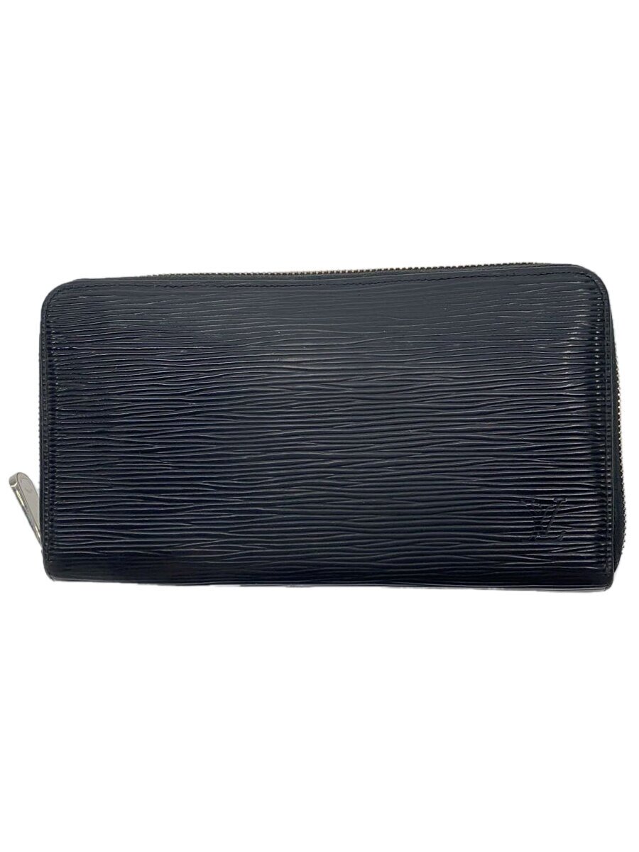 【中古】LOUIS VUITTON◆ジッピー・オーガナイザー_エピ_BLK/レザー/BLK/メンズ【服飾雑貨他】