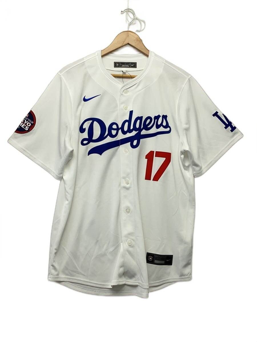 【中古】NIKE◆大谷翔平/野球プルオーバー/スポーツウェアー/L/WHT/LM25-LDHO【運動競技】
