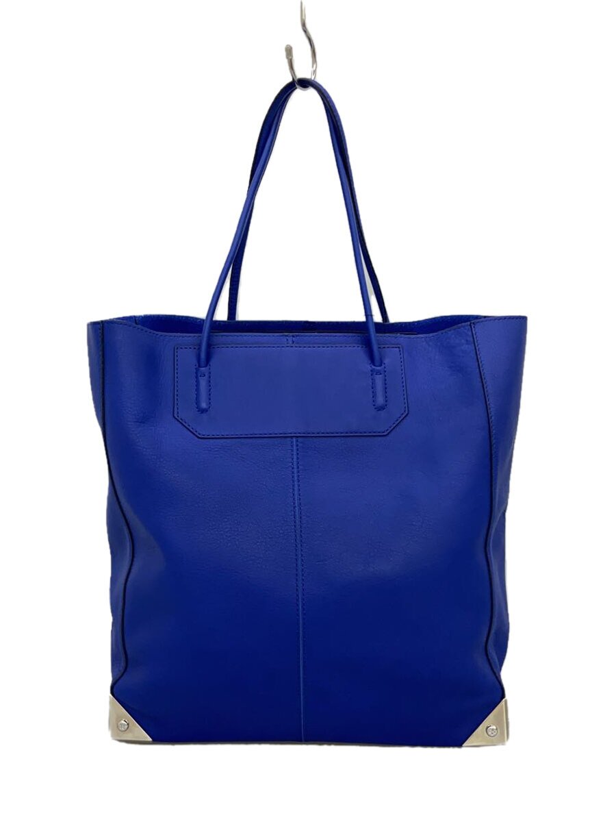 【中古】Alexander Wang◆トートバッグ/なめし革/BLU/無地【御徒面子】
