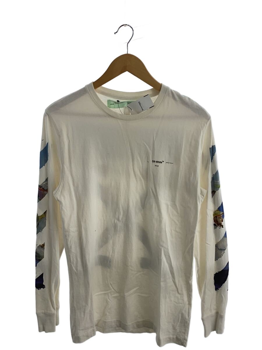 【中古】OFF-WHITE◆長袖Tシャツ/M/コットン/WHT/無地/OMAB001R19185012【メンズウェア】｜2ｎｄ STREET 店
