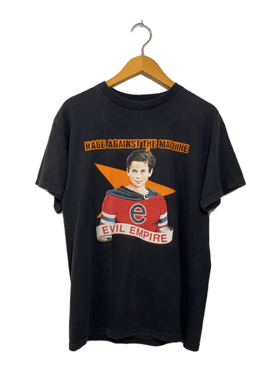 【中古】giant◆00s/RAGE AGAINST THE MACHINE/EVIL EMPIRE/Tシャツ/M/コットン/BLK【メンズウェア】｜2ｎｄ STREET 店