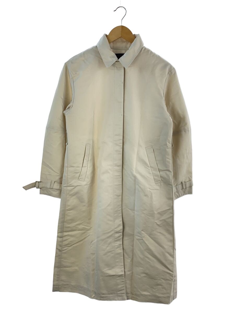 【中古】anuans◆厚地の外套/FREE/綿織物/WHT/1521100400-0【レディース御召しもの】