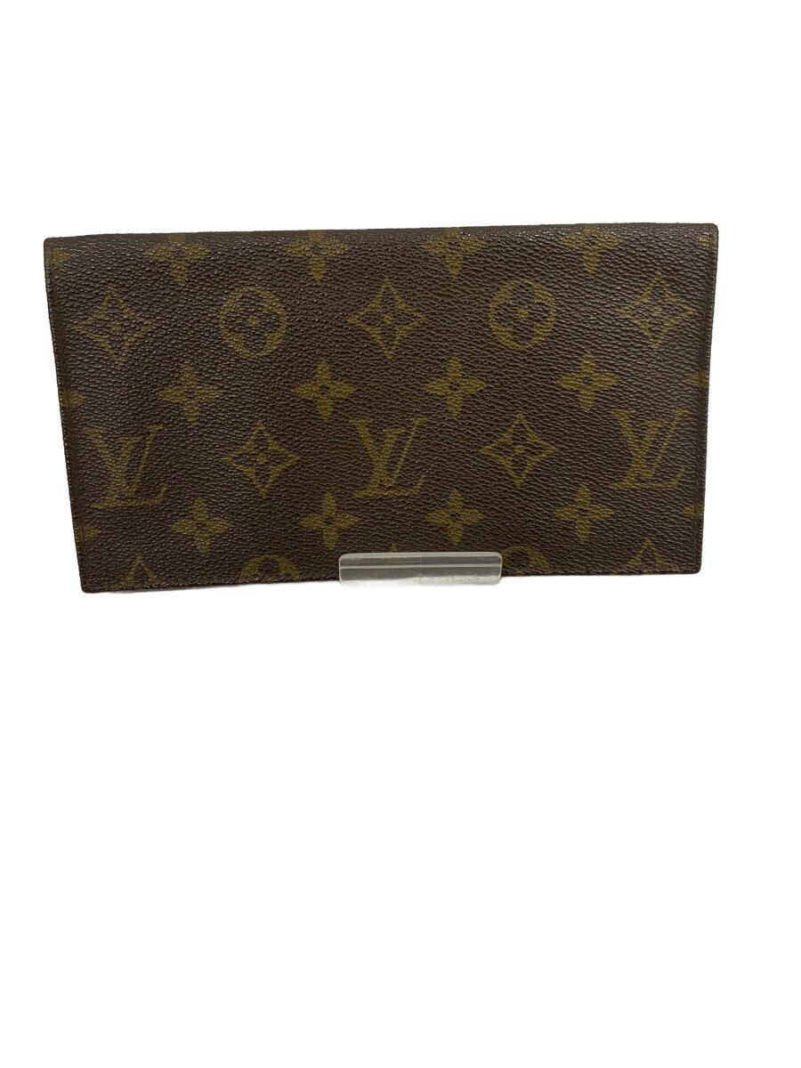 【中古】LOUIS VUITTON◆長財布/--/BRW/総柄/メンズ【服飾雑貨他】