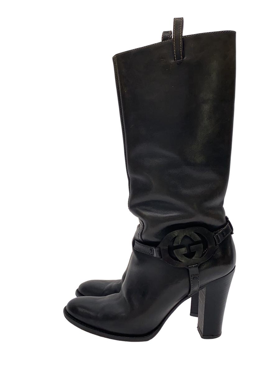 【中古】GUCCI◆ブーツ/36.5/BLK/182166【シューズ】｜2ｎｄ STREET 店