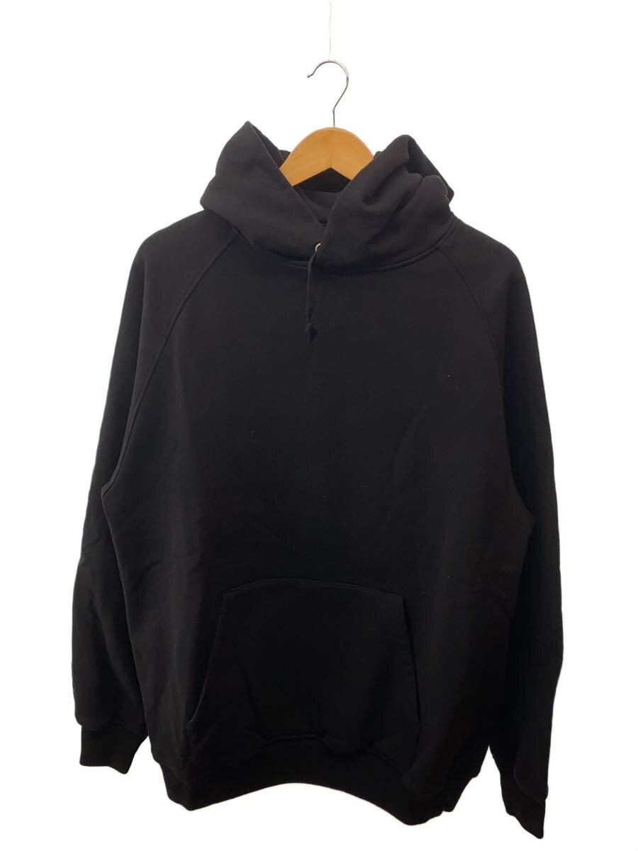 【中古】COMOLI◆25AW/裏毛パーカー/4/綿織物/BLK/C03-05017//【メンズウェア】