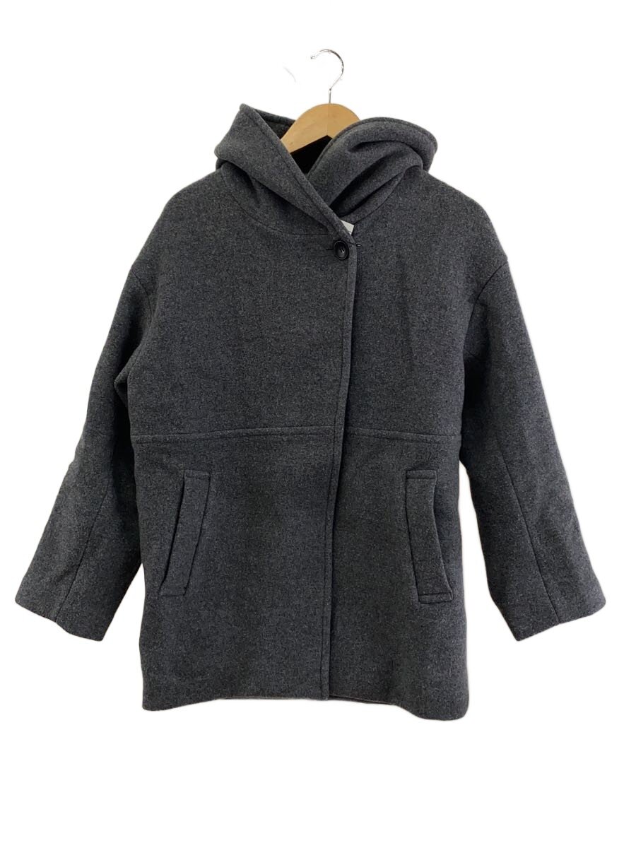【中古】JOURNAL STANDARD◆厚地の外套/S/アンゴラ/GRY/24020400916040//【レディース御召しもの】