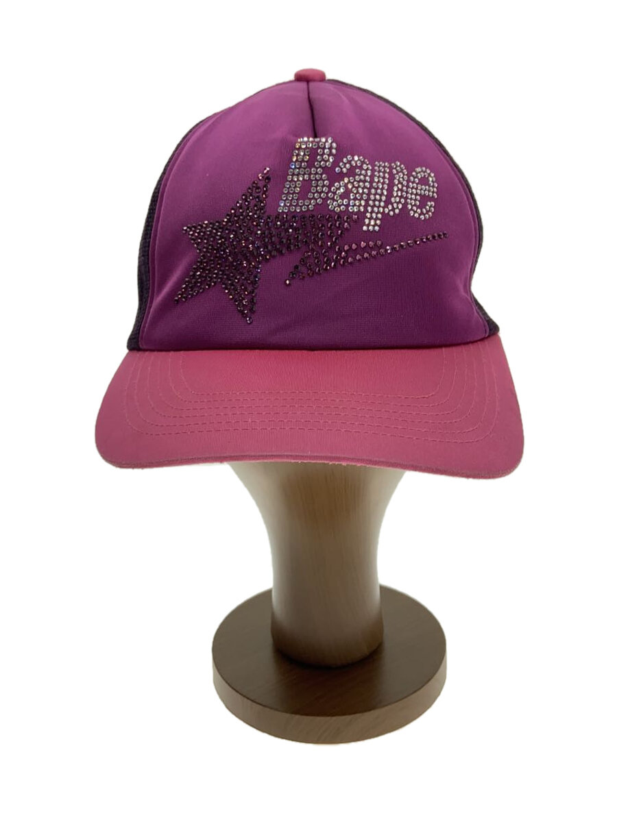 【中古】A BATHING APE◆旗がしら/FREE/ポリエステル/メンズ/エイプスタ/スワロフスキー【服飾雑貨他】