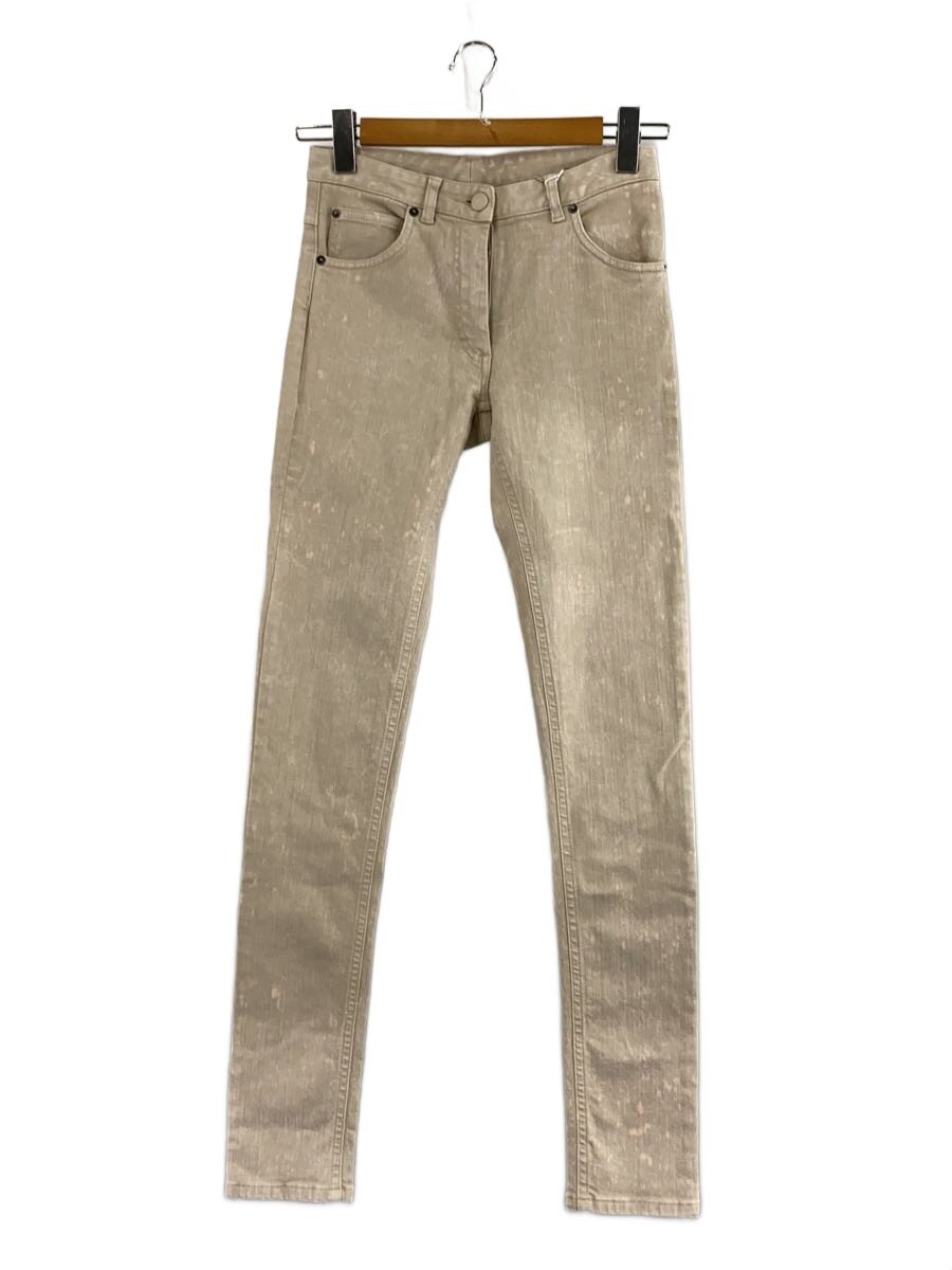 【中古】Maison Margiela◆スキニーパンツ/38/綿織物/ベージュ//【レディースお召しもの】