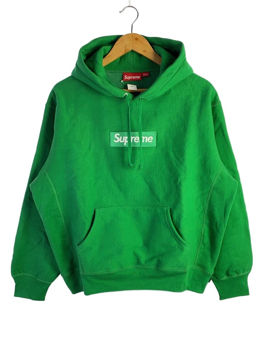 【中古】Supreme◆パーカー/--/綿織物/GRN/24AW/Box Logo Hooded Sweatshirt Green【メンズウェア】